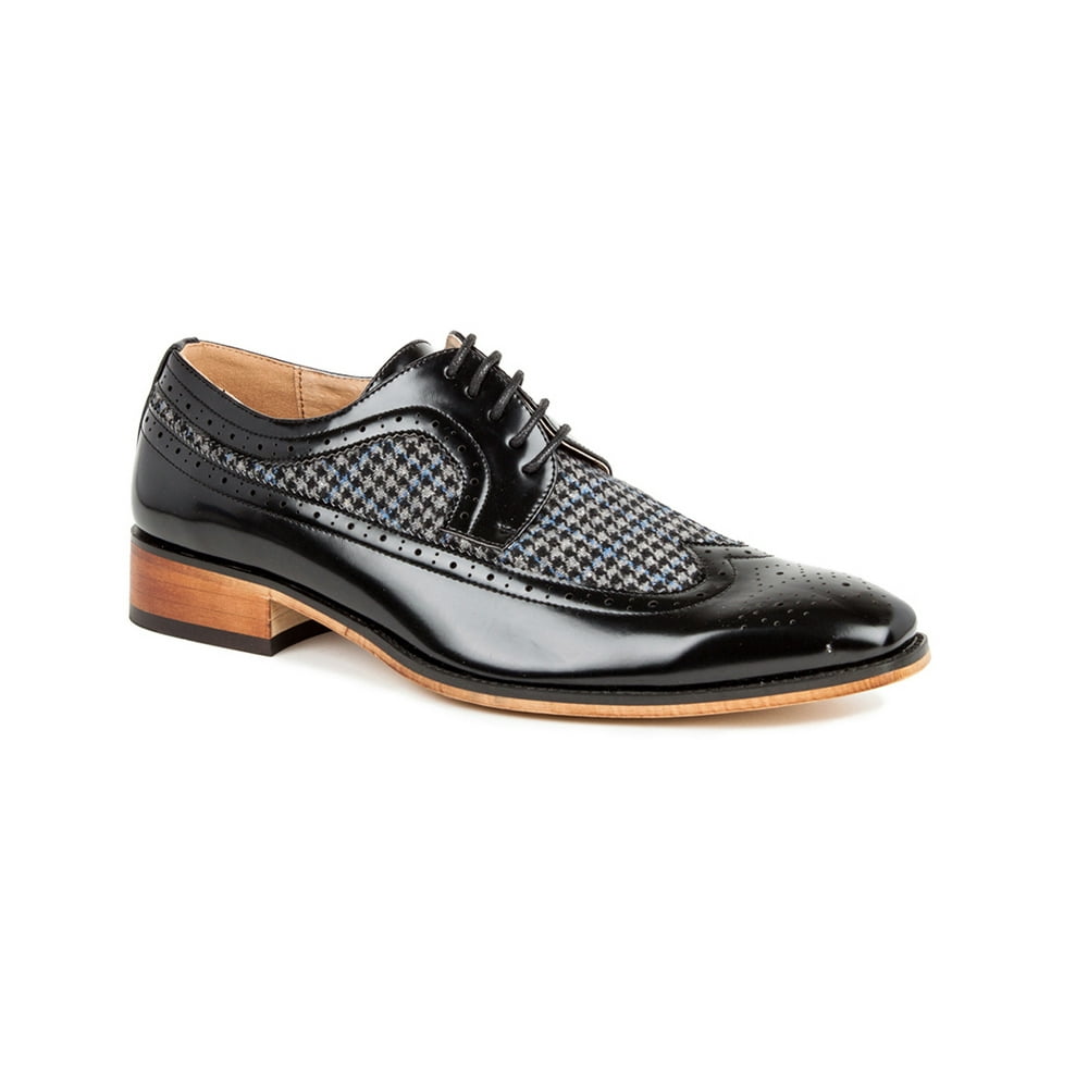 Gino Vitale - Gino Vitale Men's Wing Tip Brogue Two Tone Shoes ...