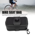 thumbnail image 3 of Bike  Bag Cycling Storage Pouch Under Saddle Bag with TPU Material Knob Lock Design 0.5L Capacity for Emergency Tools Rear Light Mount, 3 of 7