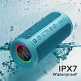 thumbnail image 3 of Ortizan X10B 24W Bass Boost Bluetooth Speaker, IPX7 Waterproof, 30H Playtime, Multi-Colored Lights, 3 of 9