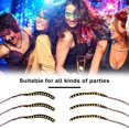 thumbnail image 4 of Happydeer LED Eyelashes Charming Unique Light-up Eyeliner Halloween Shining Eyelid Tape for Parties Nightclubs Bar (White), 4 of 13