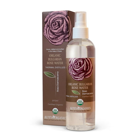 Alteya Organics Rose Water - USDA Certified Organic 8.5fl.oz./250ml. Spray