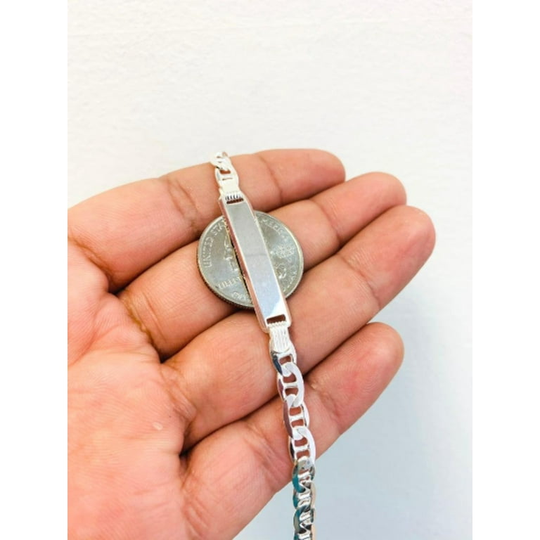 Mariner ID Bracelet 925 Sterling Silver 8