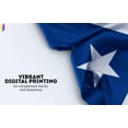 thumbnail image 3 of A.G.A.S 12" x 18" 200 Denier Nylon Puerto Rico State Boat Flag, Double Sided, Brass Grommets, 3 of 5
