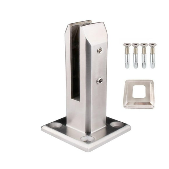 GXFCAI Panel Pool Fence Stainless Steel Glass Staircase Bracket Degree Railing Balustrade U5R9 Installation 90 Cl Glass Staircase Clamp K2K8