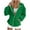 Green, variant on Oversized Solid Zip Up Hoodie for Women Drawstring Hooded Long Sleeve Fleece Vintage Sweatshirts Jackets Pockets