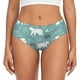 thumbnail image 1 of Fotbe whiter Snow bear Print Calzones Estampados para Mujer – Ropa Interior de Algodón, Cómoda, Suave y Elástica-Small, 1 of 6