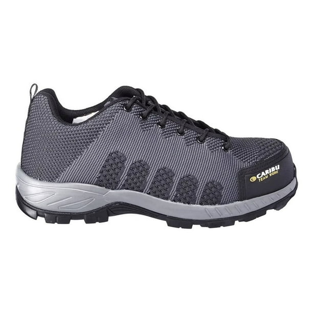 Tenis Choclo Industrial Caribu 325 Gris Gris Con Casco