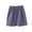 Gray, variant on Boys' 100% Cotton School Uniform Shorts - Elastic Waistband Relaxed Fit Knee Length Summer Shorts for Kids, Green,Size 5-6 T
