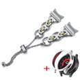 thumbnail image 2 of For Samsung Galaxy Watch 5 40mm Watch Band Bead Decor Strap with PC Protective Case+Watch Frame, 2 of 3