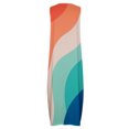 thumbnail image 5 of Dress Women's Fashion Sexy Vintage V Neck Sleeveless Pocket Printed Beach Party Dresses Return Address Labels on Clearance, 5 of 5