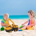 thumbnail image 6 of HJJLRH Toy Excavator for Children From 3 4 5 6 7 8 9 Years, Plastic Toy Car Sandpit Toy, Children's Vehicle, Construction Vehicle, Beach Toy Children for Birthday, 6 of 9