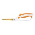 thumbnail image 1 of Fiskars Titanium Easy Action Scissors (No. 8), 8 Inch, Orange/White, 1 of 8