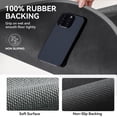 thumbnail image 6 of QiCaiJia Bath Mat, Non Slip Bathroom Rugs, Thin Bath Mat Fits Under Door, Quick Dry Absorbent Washable Bathroom Mat with Rubber Backing, Gray 16"x24", 6 of 8