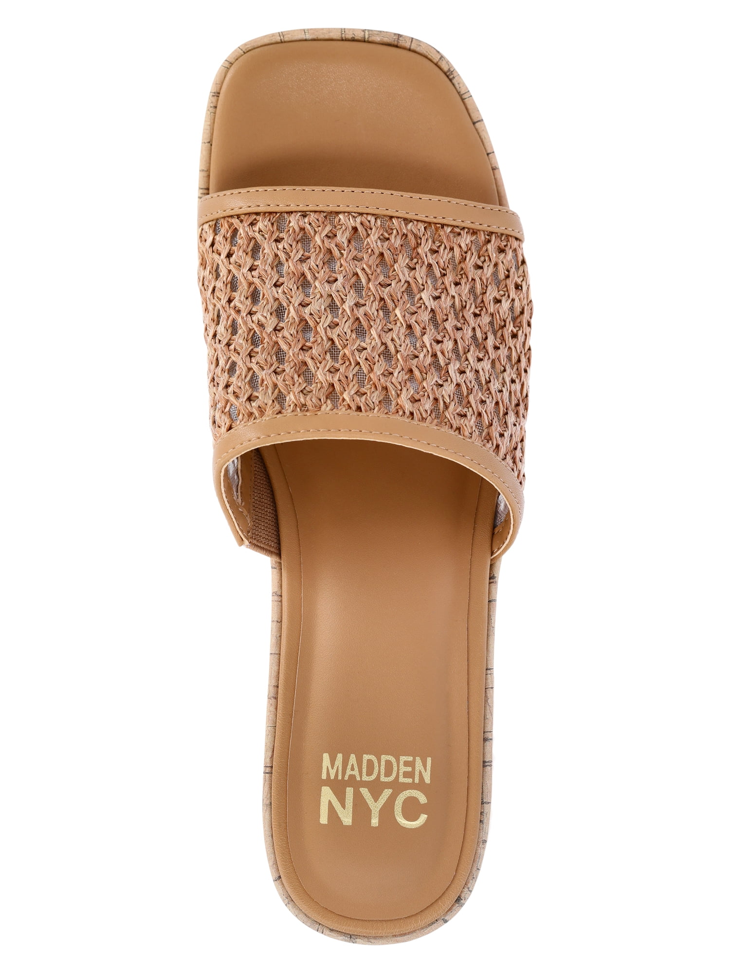 Madden NYC Women's Cork Platform Heels