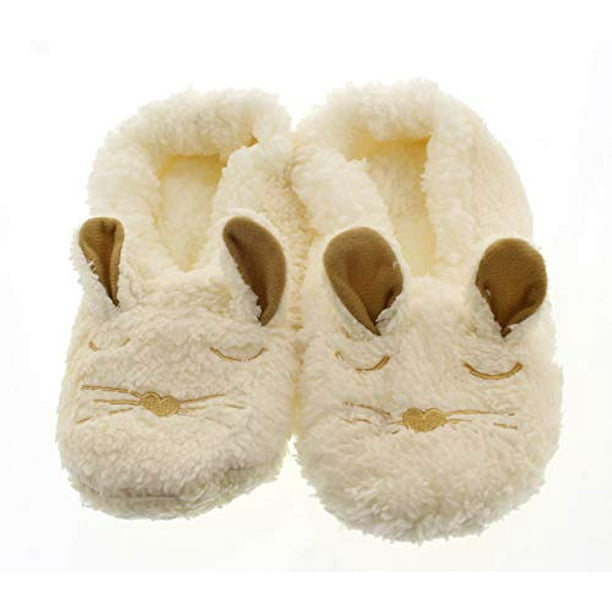Chatties Cute Animal Slippers for Women,Fuzzy Slipper Socks Ballerina