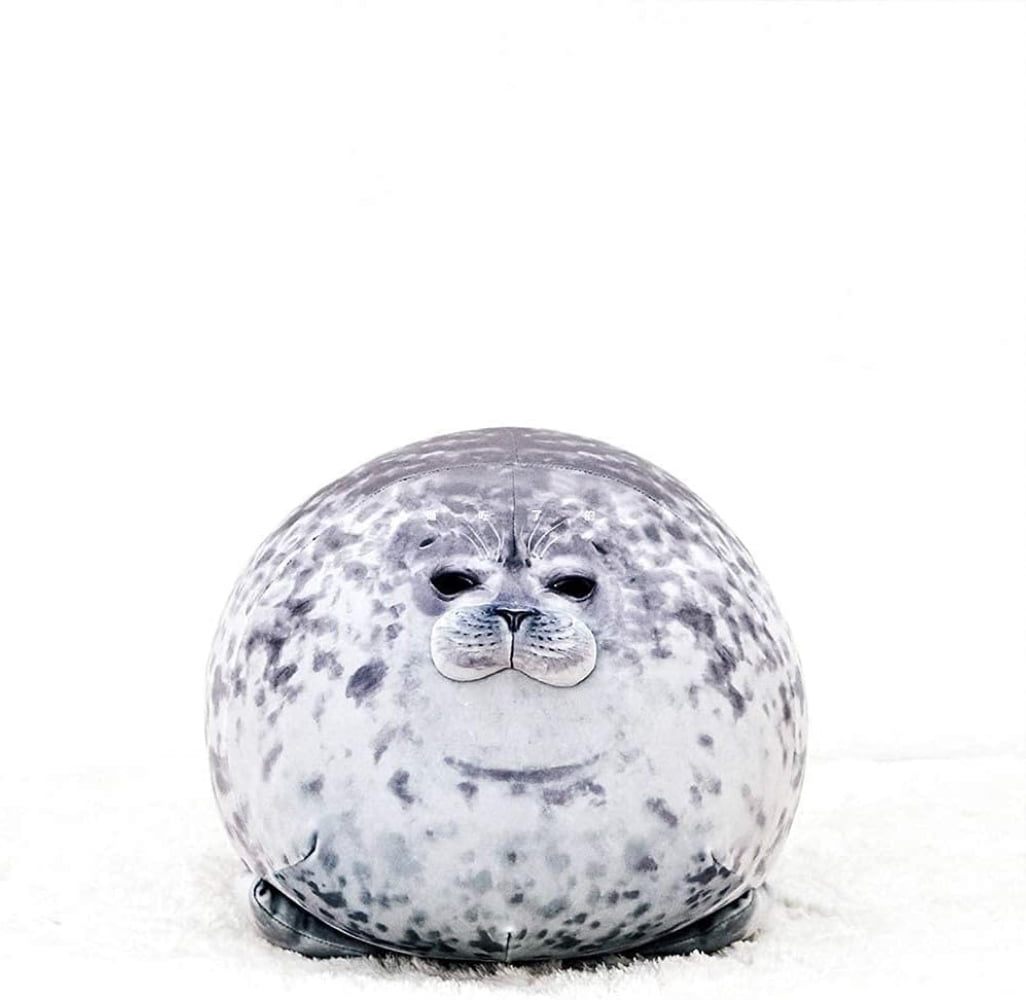 TYMZDYN Chubby Blob Seal Pillow,Stuffed Cotton Plush Animal Toy Cute Ocean