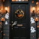 thumbnail image 1 of Decoraciones Colgantes de Madera para Halloween con Números de Casa | Letreros Circulares de Calabaza | Decoración de Halloween para Interiores y Exteriores - 1 Pieza, 1 of 7