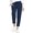 Blue, variant on Women's Loose Pants Cotton And Linen Casual Pants Solid Color Pants With Pockets