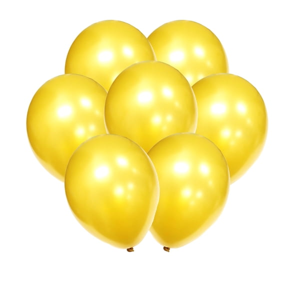 Way To Celebrate Lot de 12 ballons nacrés dorés,12CT x 12in Ballon en latex d'hélium