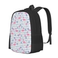 thumbnail image 1 of Easygdp Flamingo and Pineapple Mochila de Gran Capacidad Minimalista Ideal para Escuela, Viajes y Uso Diario, 1 of 6