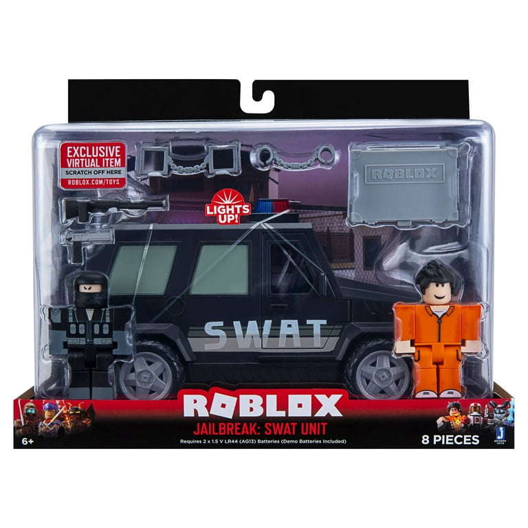 Roblox Avatar Shop Series Collection - Party SWAT Team Figure Pack  [Includes Exclusive Virtual Item] 