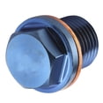 thumbnail image 4 of Tapón de tuerca de sumidero de salida de perno de drenaje de aceite magnético fuerte M16x1.5 apto para MercedesBenz Jadeshay A, 4 of 8