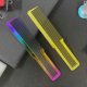 thumbnail image 5 of 2 Pieces Barber Clipper Combs, Anti-Static - Colorful and Gold, 5 of 5