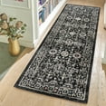 thumbnail image 3 of Gertmenian Heirloom Dov Transitional Oriental Black Indoor Area Rug, 2x6 Runner, 3 of 8