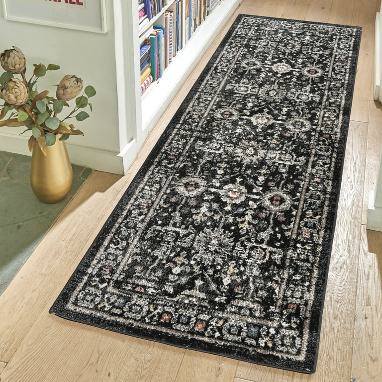 Gertmenian Heirloom Modern Abstract Ivory 2x6 Runner Rug, Soft