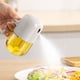 thumbnail image 1 of Botella de spray de aceite de vidrio 300ml | Dispensador de cocina a prueba de fugas para cocinar, barbacoa, freidoras | Spray de niebla ajustable | Blanco, Amarillo, Verde | Embudo de llenado fácil, 1 of 8