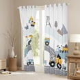 thumbnail image 3 of Castle Fairy Kawaii Truck Black Out Curtains,Car Theme Curtains Pack of 2 (42x63 Each), 3 of 6