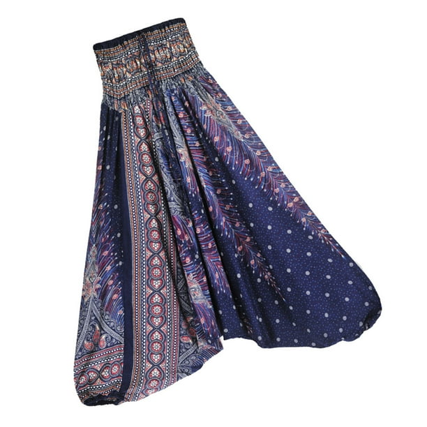 Pantalones Harem es Pantalón Con Estilo De Yoga Hippie Para Violeta Zulema Pantalones de harén para mujeres