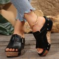 thumbnail image 4 of SACFOF Womens Wedge Sandals With Strap for Dressy Ladies Sandals Casual 2.56 Inch Wedge, 4 of 6