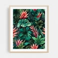 thumbnail image 2 of Rainforest Fantasy - Illustration Tropical Botanical Jungle Floral Pattern Nature Unframed Wall Art Print 30 x 40 inches, 2 of 13