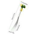 thumbnail image 3 of Garden Shovel Hand Spade | Carbon Steel Small Digging Tool | Ergonomic Curved Handle | Rustproof Green Finish | 13.7 x 4.4 in | Lightweight 250g | 1-Pack | Weeding Trowel, 3 of 7