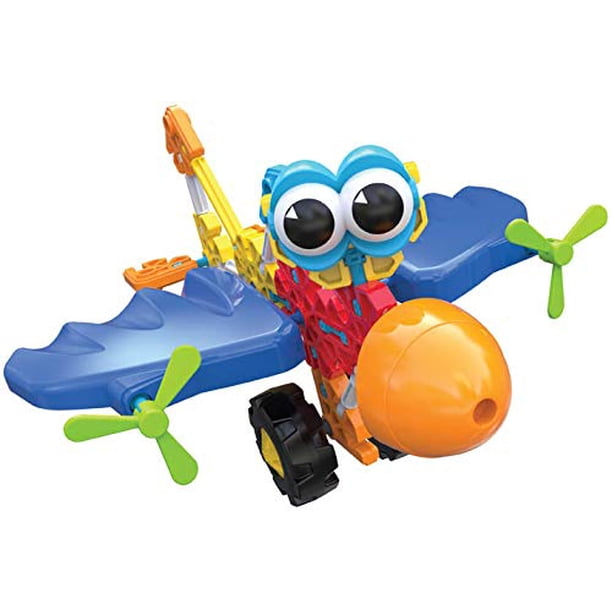 K'NEX Kid Wings & Wheels Building Set - 65 Pieces - Ages 3+