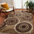 thumbnail image 5 of Liora Manne Marina Circles Indoor Outdoor Area Rug Brown 5x7 Power Loomed Polypropylene, 5 of 5