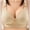 Beige, variant on SHOPESSA Women Bra No Rims Lace Comfortable Breathable Anti-exhaust Base Top Solid Underwearon