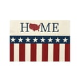 thumbnail image 2 of Beautynvta 4th of July Placemats, Stars and Stripes Patriotic Placemats, Red White Blue Heat-Resistant Washable Table Mat for Kitchen Dining Table Decor, 16.5x12.6 Inch, 2 of 6
