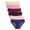 D, variant on Women's Seamless No Show Underwear 6 Pack Soft Comfortable Bikini Panties Breathable Lace Hipster for Ladies 6PCS