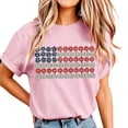 thumbnail image 2 of America 250 Shirt Womens 3/4 Sleeve Patriotic Graphic Tee Summer Casual Outdoor Top Pink XXL, 2 of 6