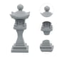 thumbnail image 4 of Linterna de Pagoda japonesa, Mini estatua, jardín Zen, Micro paisaje, Pagoda, pecera, decoración del pabellón, 4 of 4