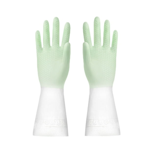 Guantes Impermeables, Colores Surtidos, Reutilizables Y Fáciles De Limpiar, Agarre Antideslizante Para Lavar Platos Y Tareas Del Hogar, Ideales Para La Cocina, La Limpieza Y,Vsgery