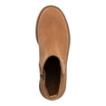 thumbnail image 3 of SUN STONE Womens Brown Lug Sole Goring Kandy Round Toe Block Heel Zip-Up Booties 11 M, 3 of 4