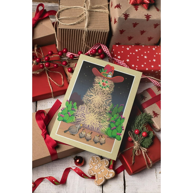 Winter Village Holiday Christmas Stationery & Envelope Combo Pack - 40 Sheets & 40 #10 Envelopes, 70lb Paper