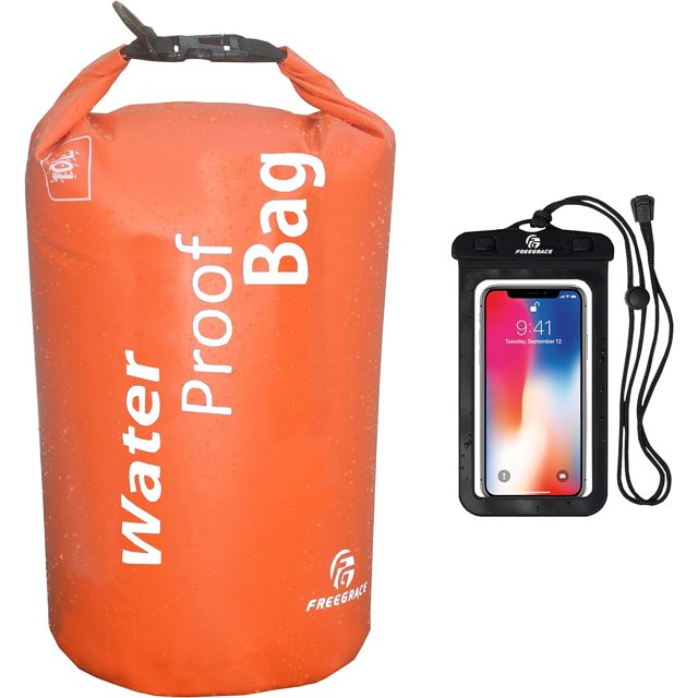 Waterproof Dry Bag - Lightweight Dry Sack with Seals and Waterproof Case - Float on Water - Keeps Gear Dry for Kayaking, Beach, Rafting, Boating, Hiking, Camping and Fishing