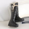 thumbnail image 5 of jsaierl Womne's Platform Snow Boot Knee High Boots Comfort Soft Thick Fleece Liner Winter Warm Snow Boots, 5 of 5