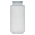 thumbnail image 2 of Eisco - 1L Wide Mouth LDPE Reagent Bottles with Polypropylene Caps, Pack of 12, Non-Sterile, Translucent Laboratory Containers, -100 to 80°C Temperature Range, 2 of 5