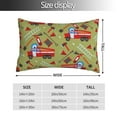 thumbnail image 4 of Disketp Pillow Covers Cartoon Fire Truck Pattern Throw Pillow Case Cushion Covers,Cushion For Bedroom,Couch,Home-14"X20", 4 of 9