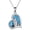 Silver-Cat Necklace with Turquoise, variant on Cat Necklace Sterling Silver Jewelry for Women Cat Jewelry Gifts
